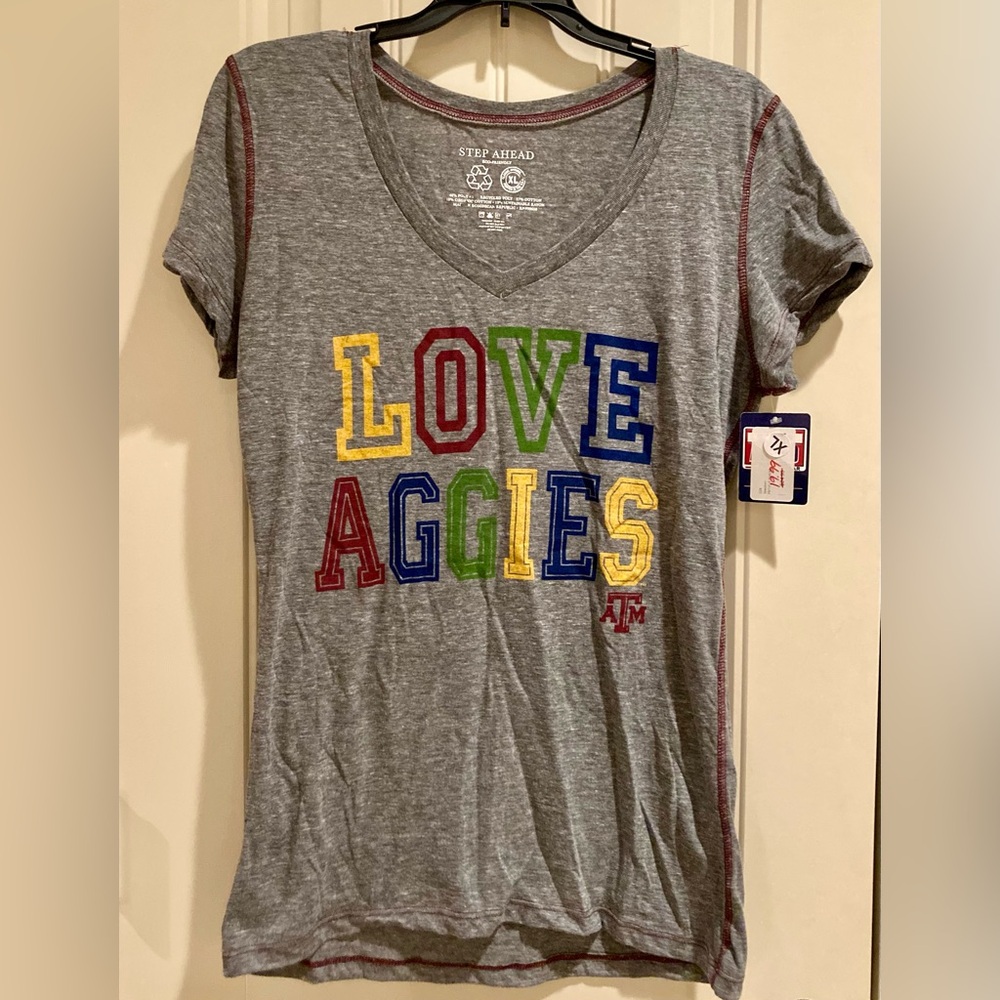 Texas A&M “Love Aggies” V-Neck Tee